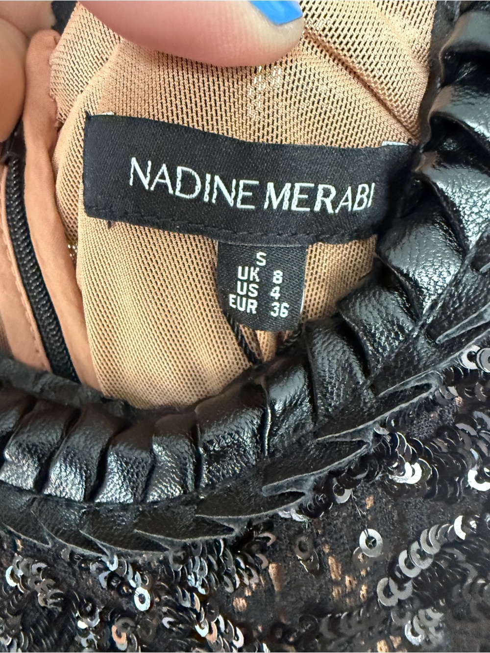 NWT Nadine Merabi Bella Jumpsuit Small - Picture 2 of 16